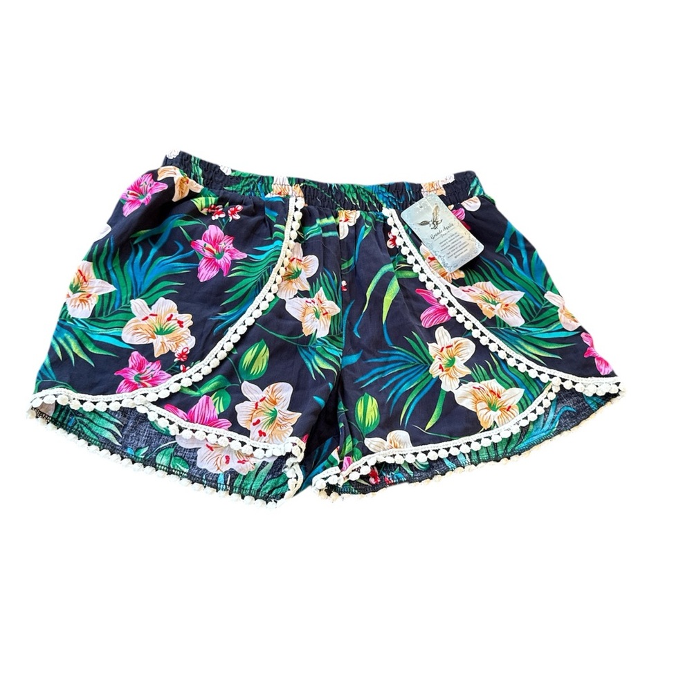 Grande AGuila Fashion Women’s Shorts With Pom Pom Detail Size XL/XXL NEW